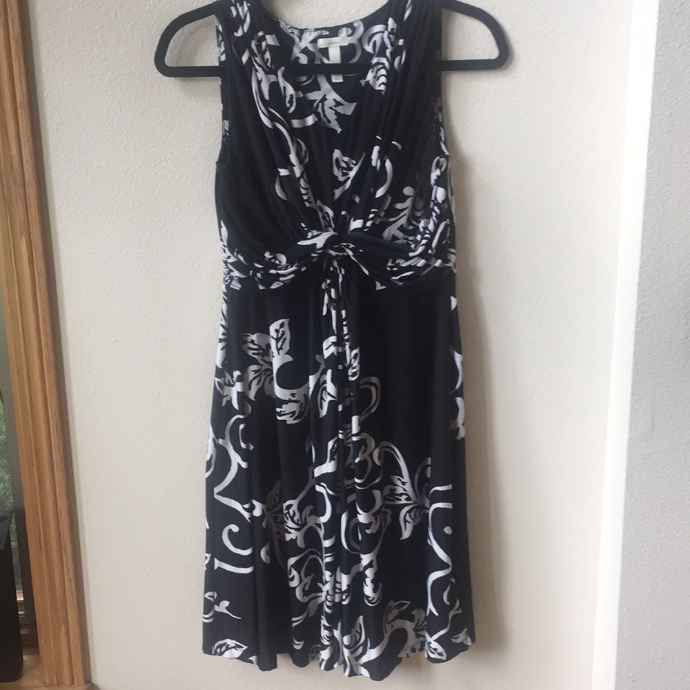 SOMA BLACK PRINT DRESS